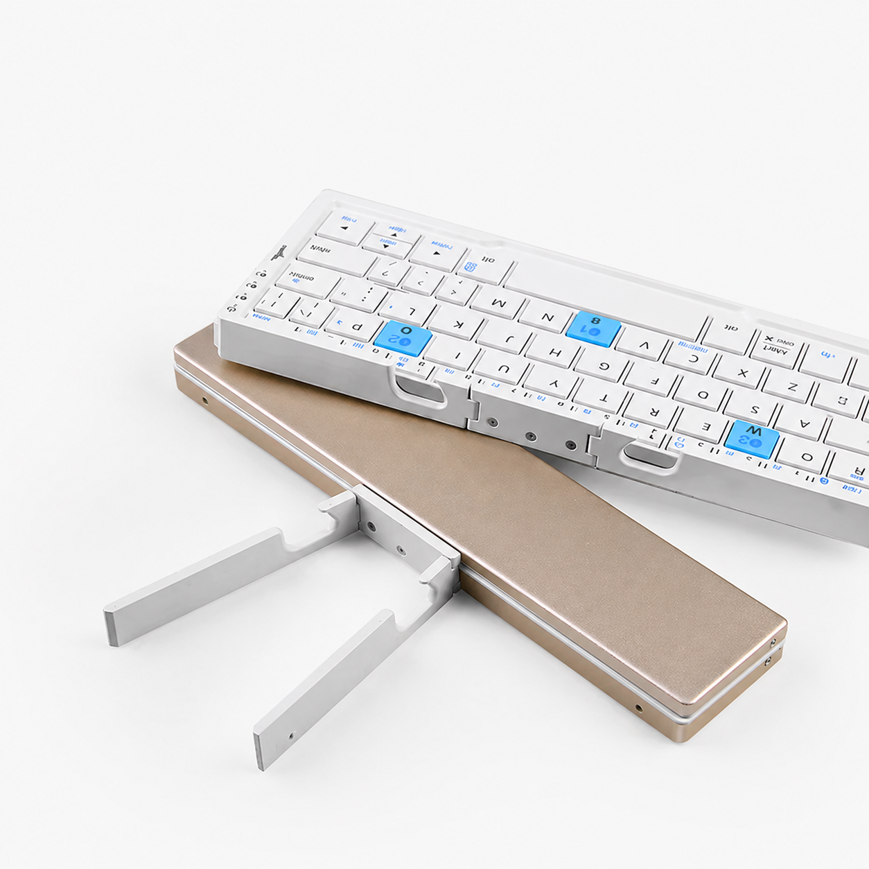 Clavier Sans Fil Pliable Bluetooth – Compact, Rechargeable & Multi-Appareils