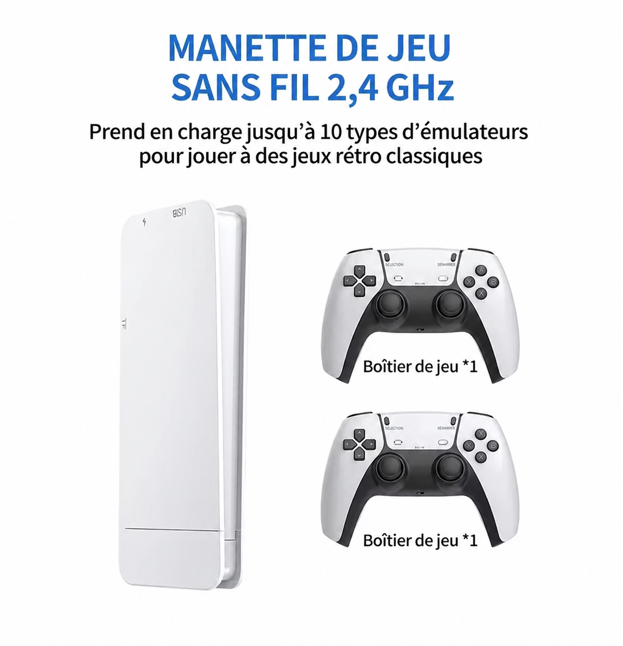 RetroBox 4K™ – Console rétro avec +50 000 jeux intégrés
