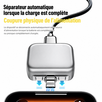 NexisCharge Protect - Chargeur Sécurisé Anti-Surcharge avec Déconnexion Automatique